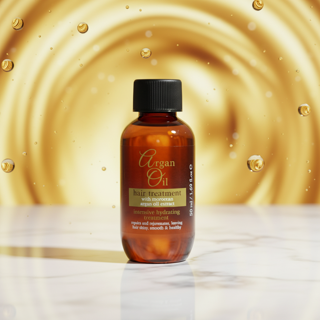 Argan Oil Hair Treatment 50ml – Hydrating & Nourishing Serum, Adds Shine & Protects Hair
