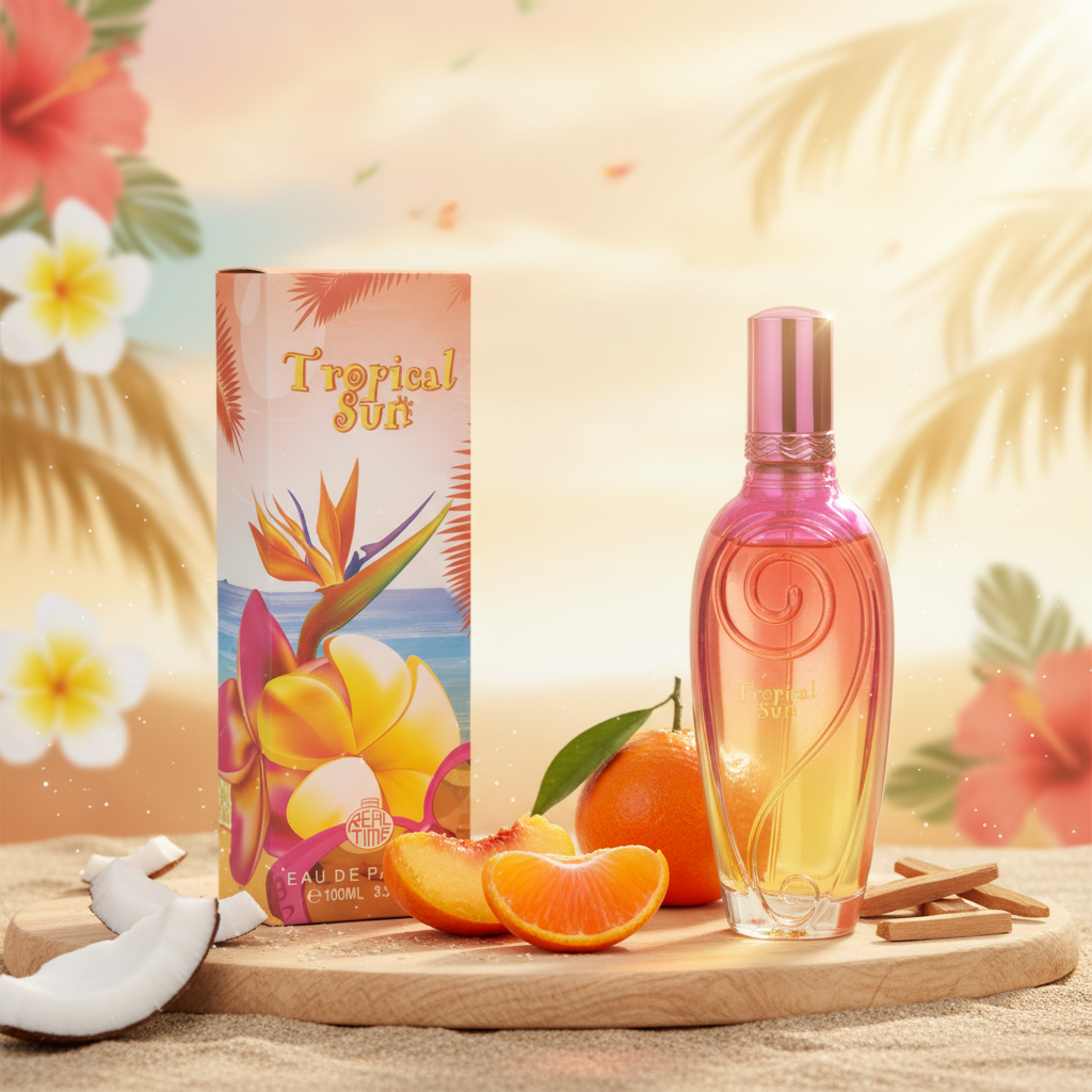 Real Time Tropical Sun EDP 100ml – Fruity Gourmand Women's Perfume