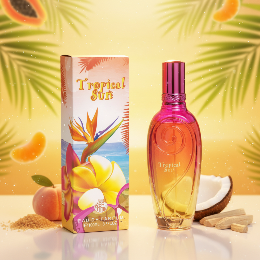 Real Time Tropical Sun EDP 100ml – Fruity Gourmand Women's Perfume