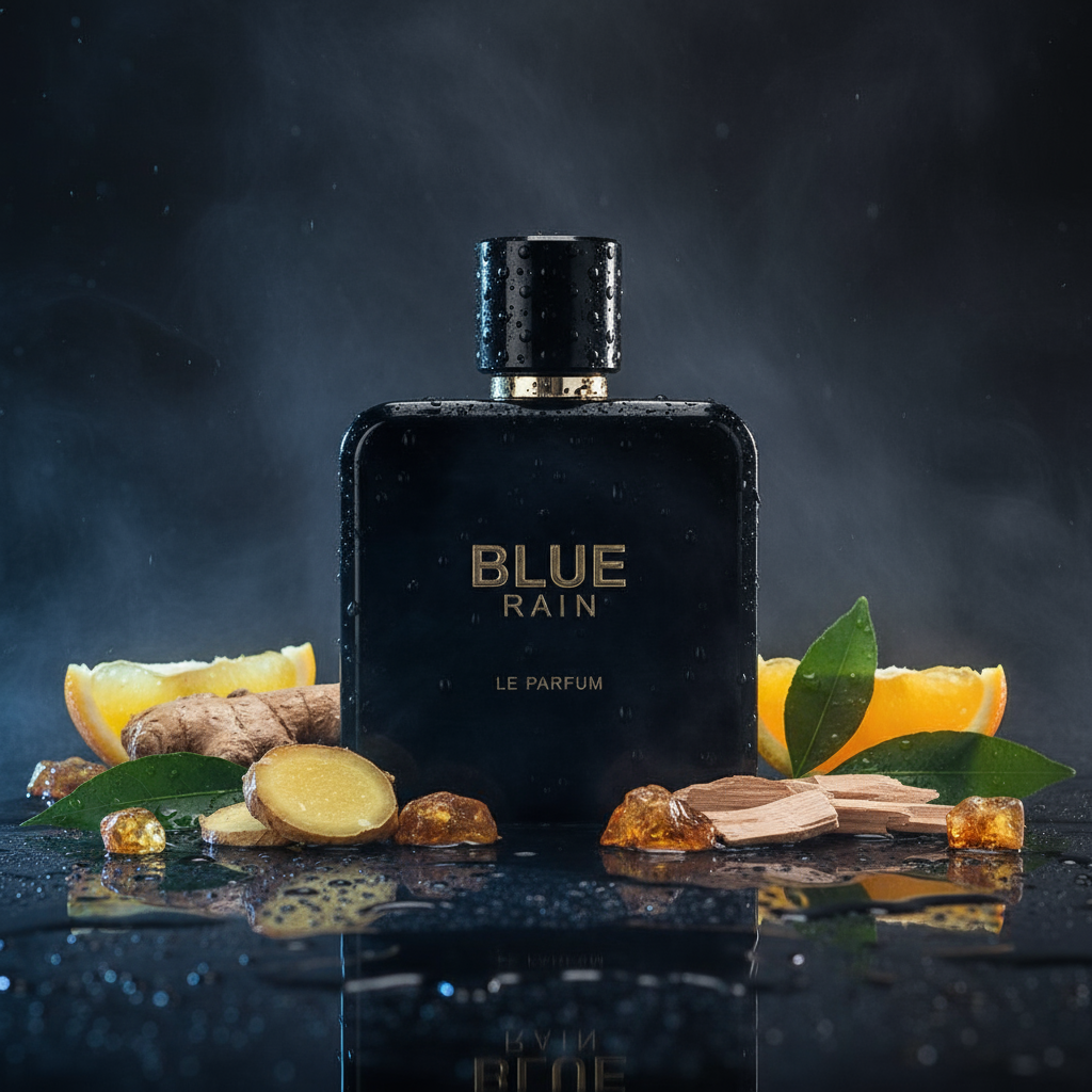 Georges Mezotti Blue Rain Le Parfum EDP 125ml – Aromatic Woody Leather Men's Perfume