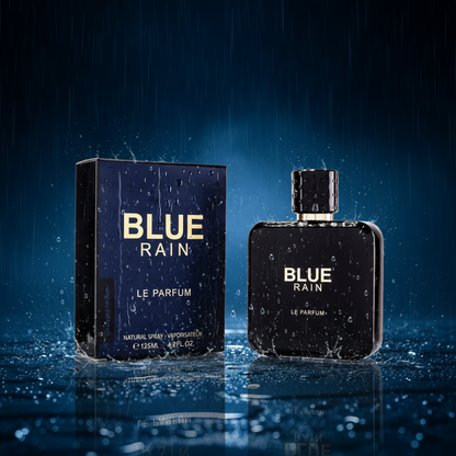 Georges Mezotti Blue Rain Le Parfum EDP 125ml – Aromatic Woody Leather Men's Perfume