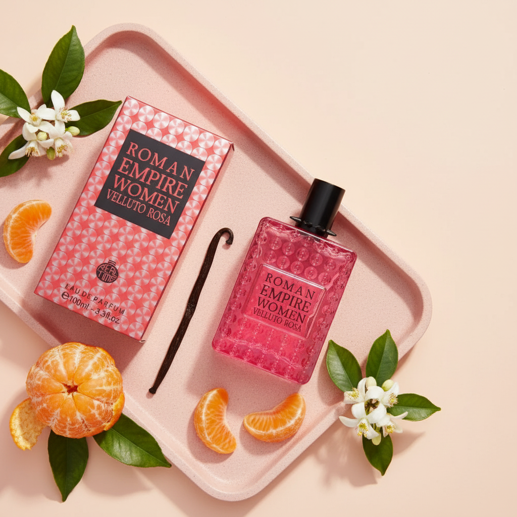 Real Time Roman Empire Velluto Rosa EDP 100ml – Floral Gourmand Women's Perfume