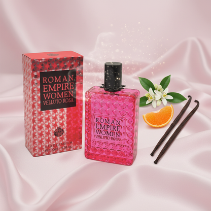 Real Time Roman Empire Velluto Rosa EDP 100ml – Floral Gourmand Women's Perfume