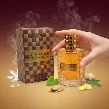 Linn Young Admiration Eternal Uomo EDT 100ml – Aromatic Woody Men's Cologne